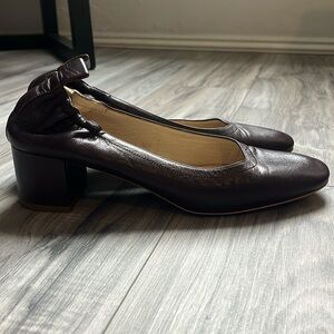 Everlane Burgundy The Day Heel - 9 1/2